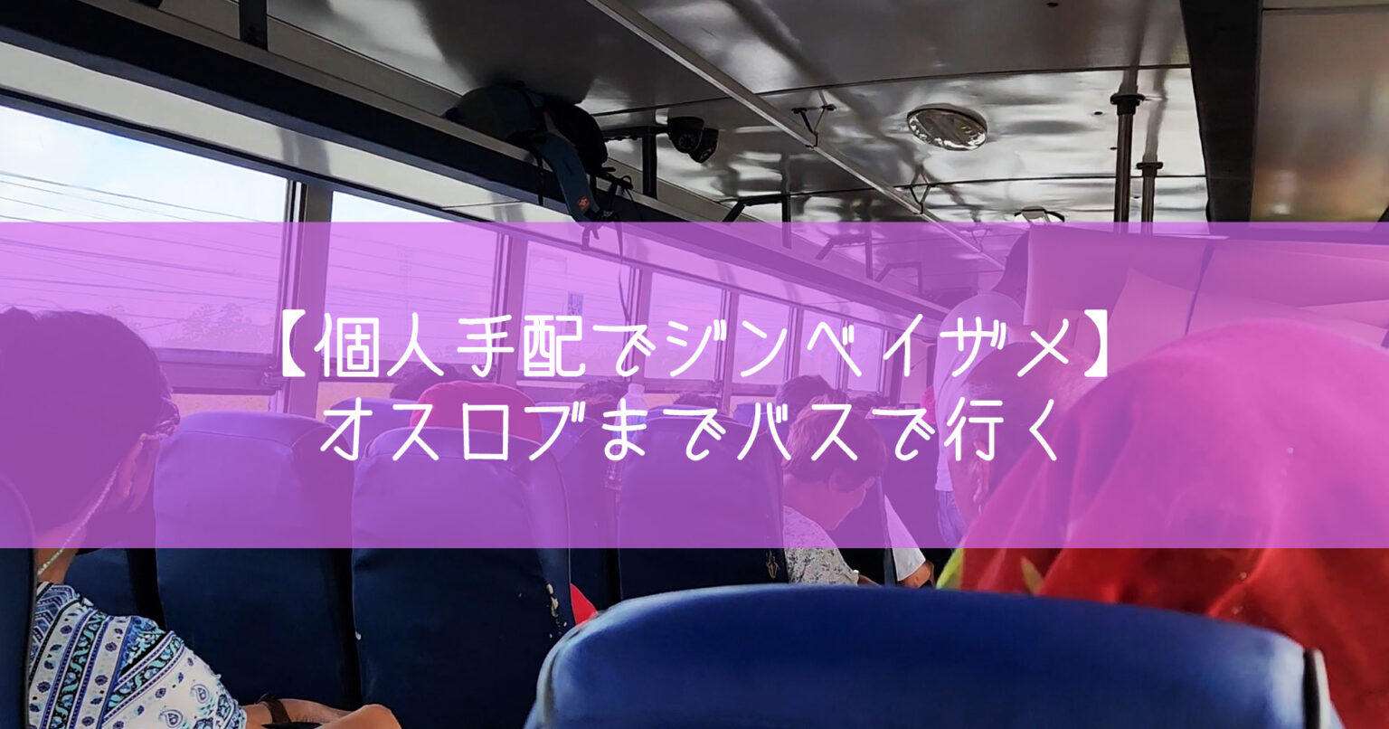 【バスで行くセブシティからオスロブの行き方】個人手配でジンベイザメを見に行こう… おひとりさまトラベル